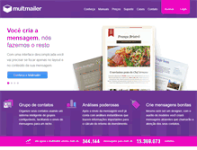 Tablet Screenshot of multmailer.com.br